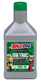AMSOIL 10W-30 Motorcycle Oil (MCT)